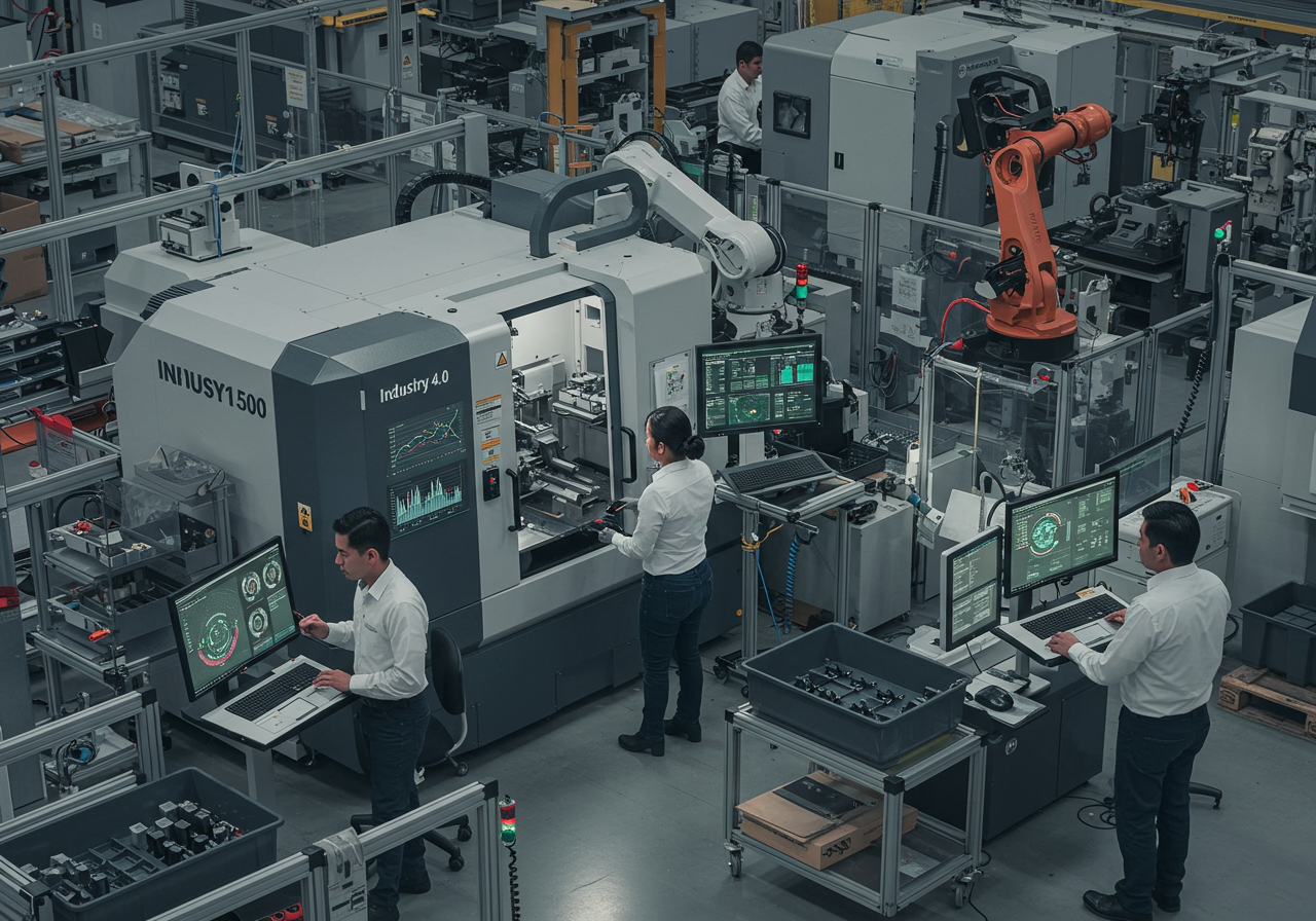 Planta de manufactura moderna